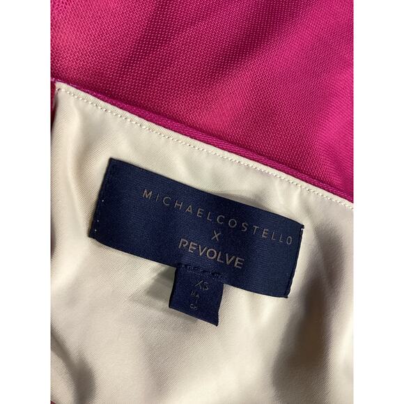 Michael Costello 'Gaia' Pink Mini Dress Size XS - Picture 4 of 4